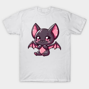 Cute chibi bat by Strange Dollz Boudoir T-Shirt